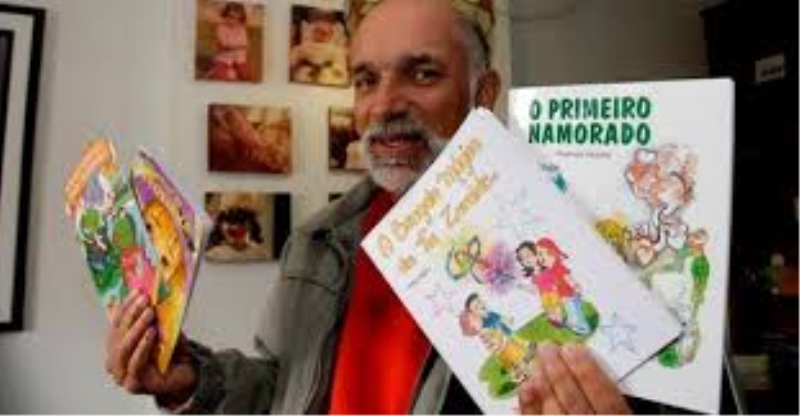 Escritor Kalunga em São José do Inhacorá